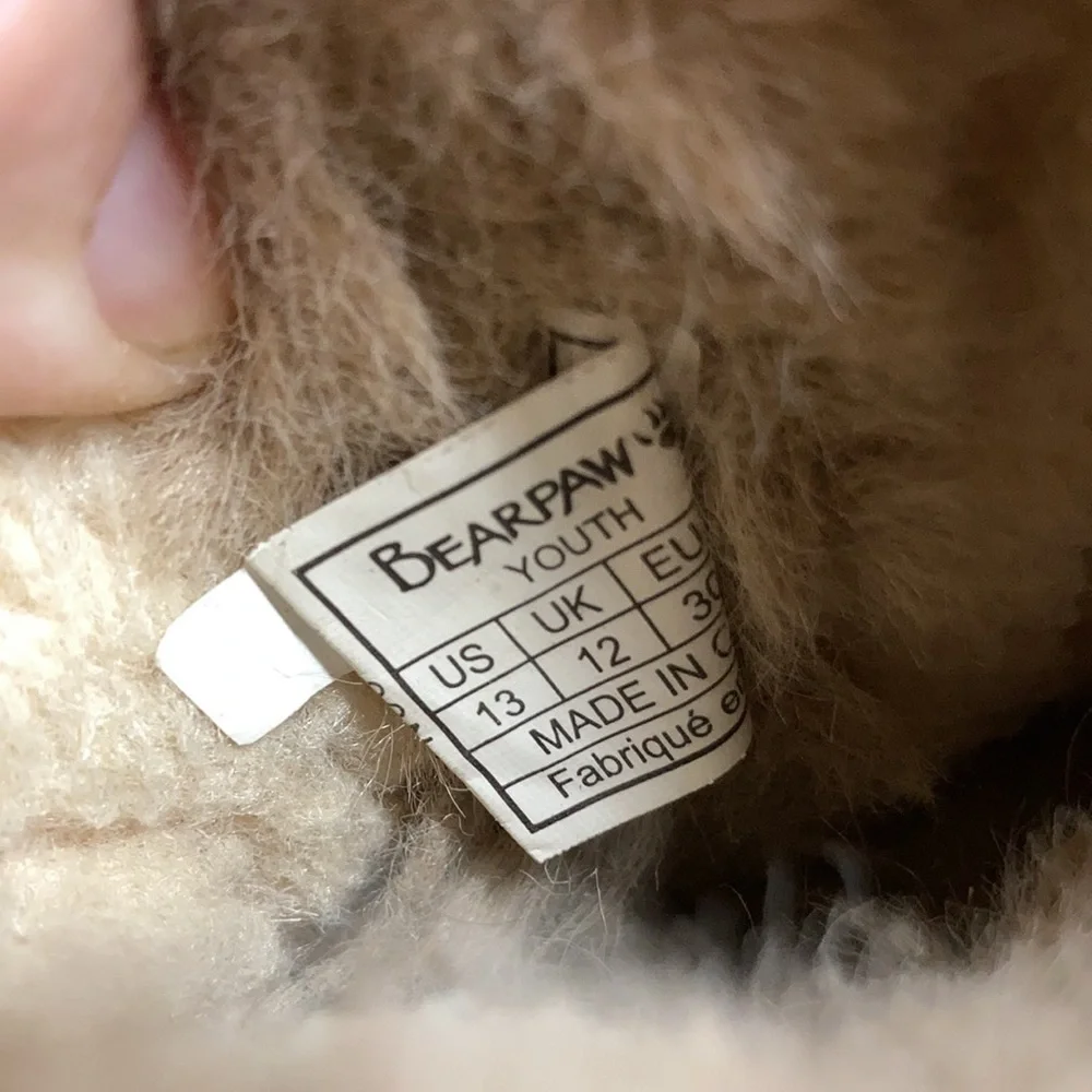 BearPaw Betsy wool lined pull on boots size‎ 13